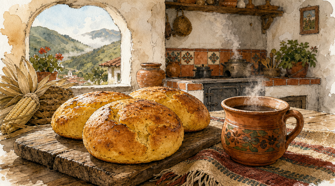 El pan de maíz de Zipacón: sabor de altiplano y tradición artesanal