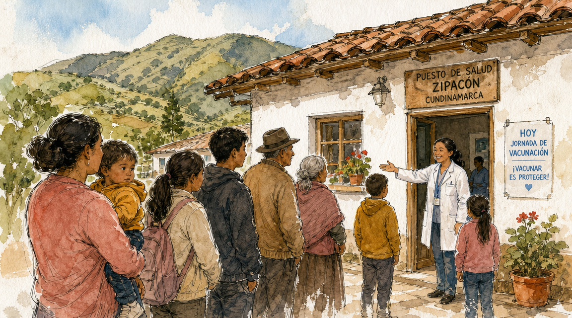 Jornada de Vacunación: Fiebre Amarilla y VPH en Zipacón
