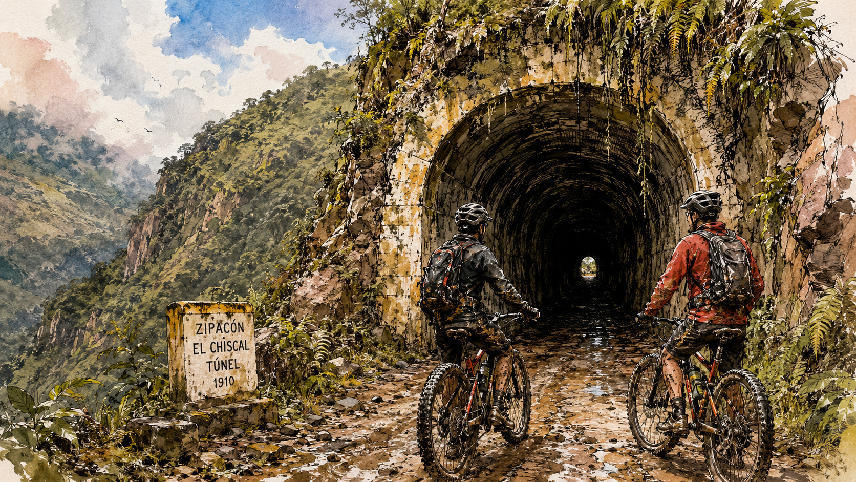 Ruta de ciclismo: El Chiscal - El Túnel - Zipacón - El Chiscal