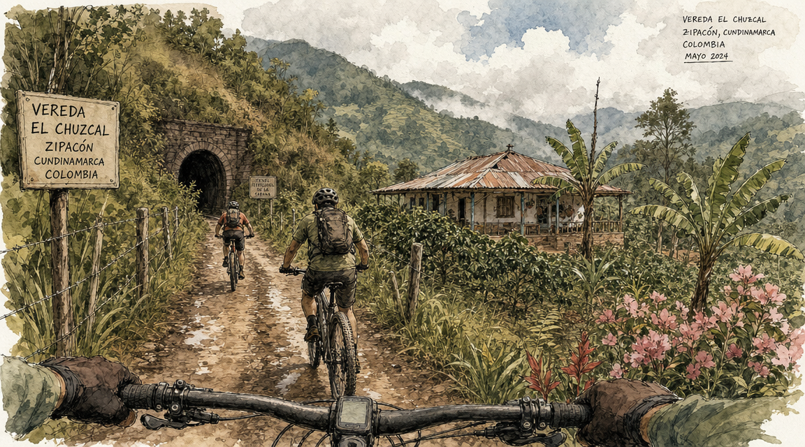 Ruta de ciclismo: Vereda El Chuzcal - Túnel - Zipacón