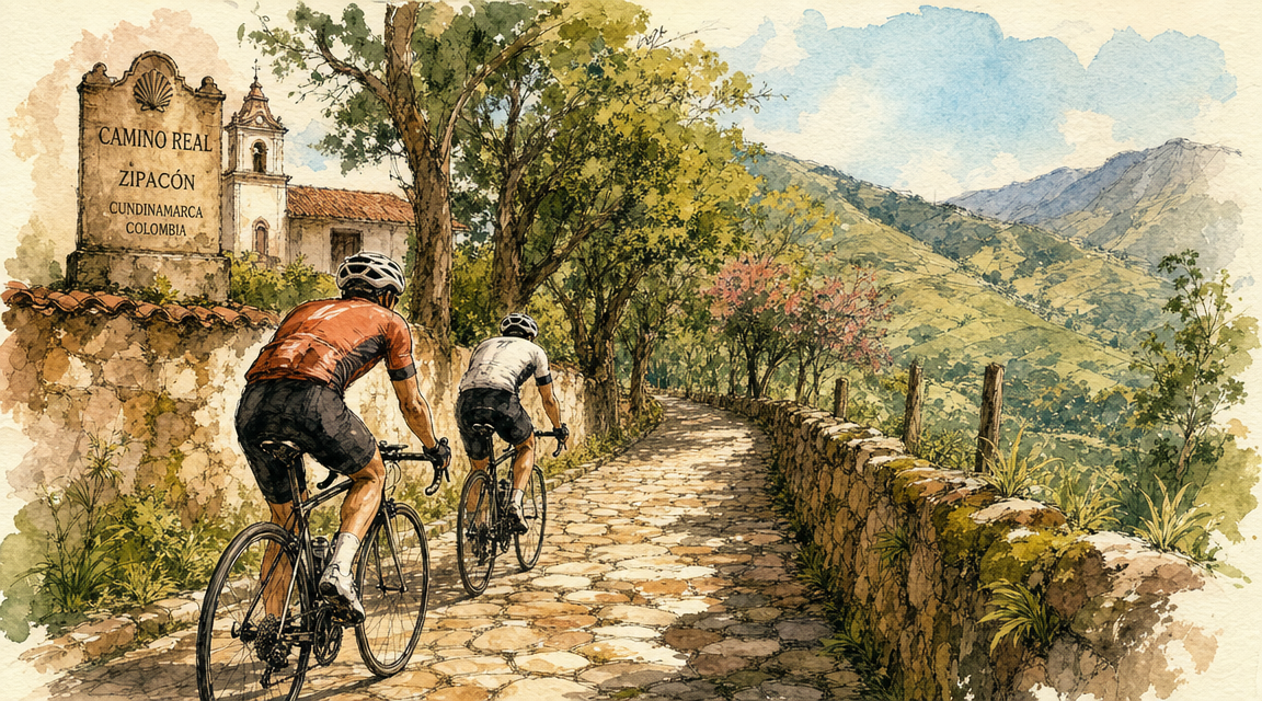 Ruta de ciclismo: Zipacón - Camino Real