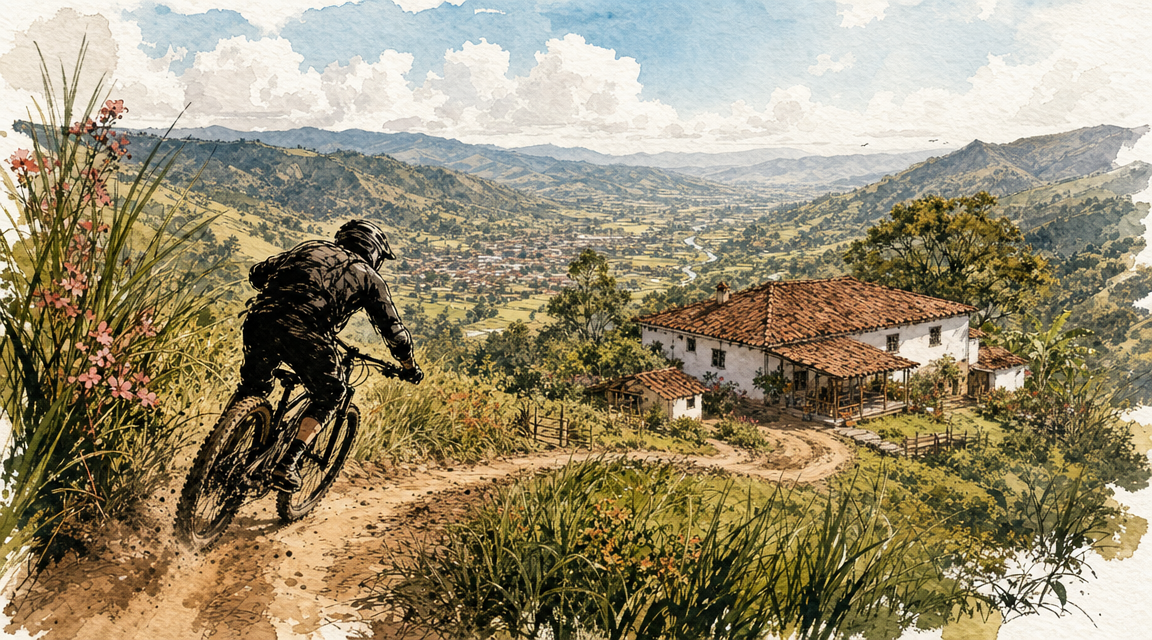 Ruta de ciclismo: Zipacón - La Estación - El Chircal - El Ocaso - Cachipay
