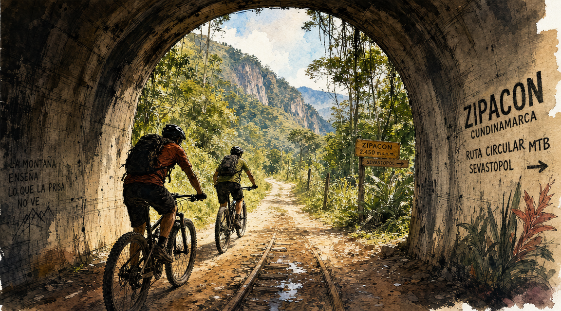 Ruta de ciclismo: Zipacón - Sevastopol - El Túnel - Zipacón