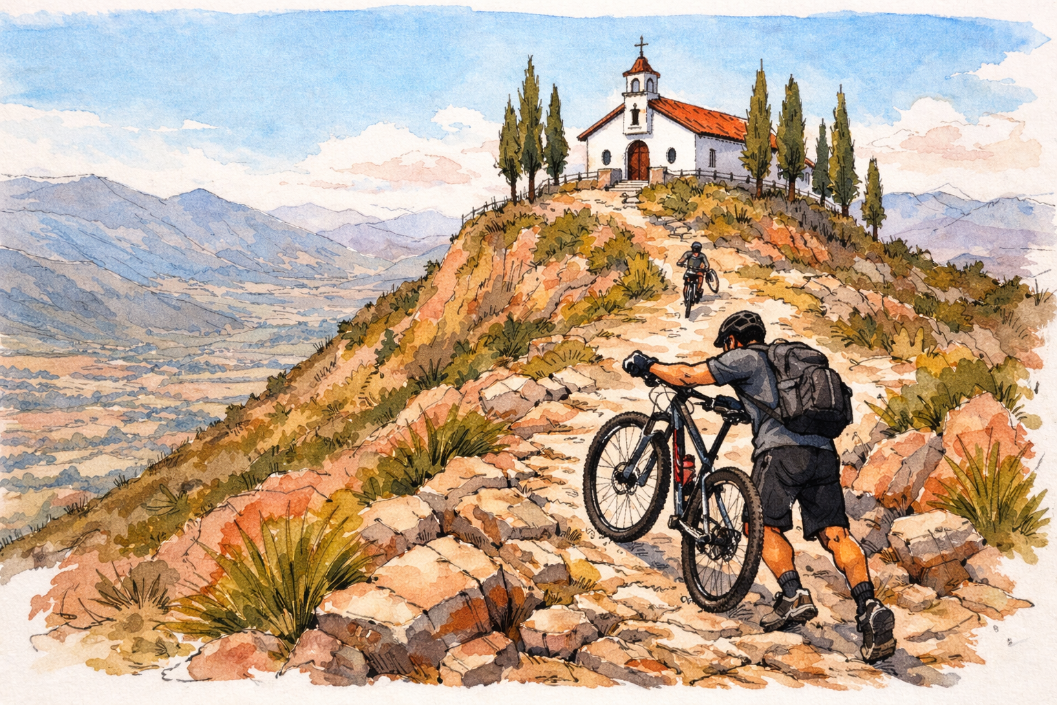 Ruta de ciclismo: Zipacón - Templo María Auxiliadora - Santa Bárbara
