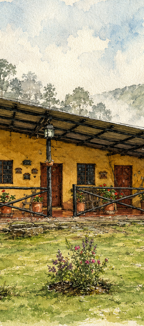 Cabaña Hacienda Nebraska: finca lechera en Zipacón