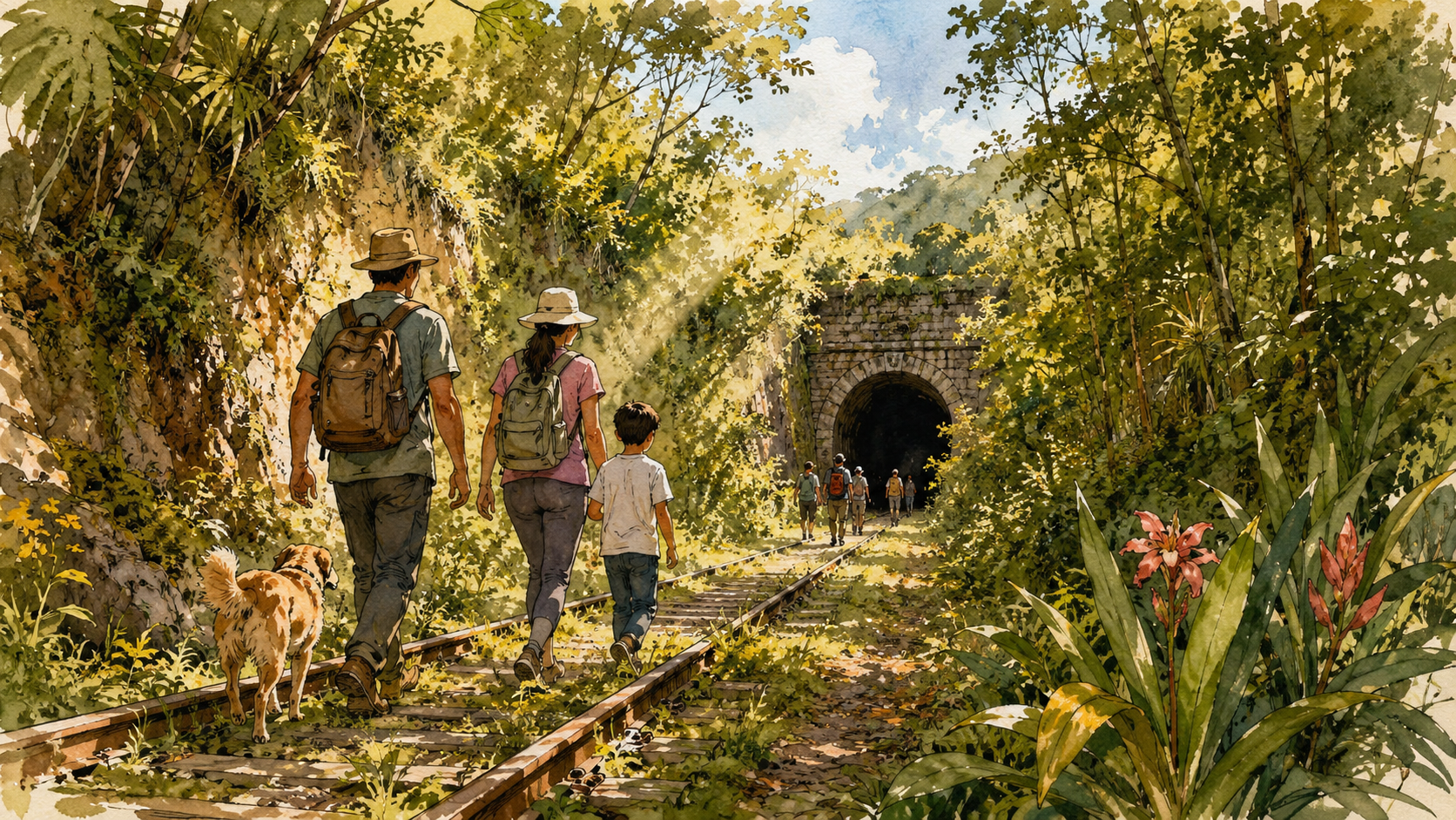 Caminata por el ferrocarril de Zipacón a Cachipay: 16 km gratis por la vía verde de Cundinamarca