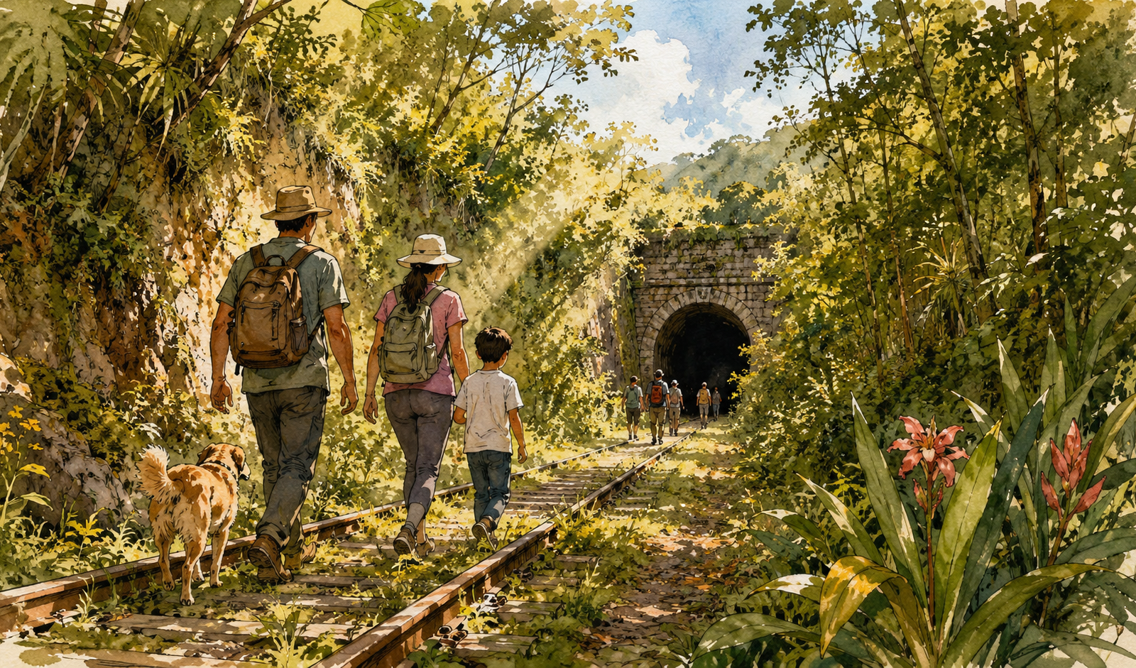 Caminata por el ferrocarril de Zipacón a Cachipay: 16 km gratis por la vía verde de Cundinamarca