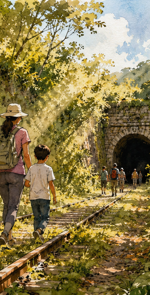 Caminata por el ferrocarril de Zipacón a Cachipay: 16 km gratis por la vía verde de Cundinamarca