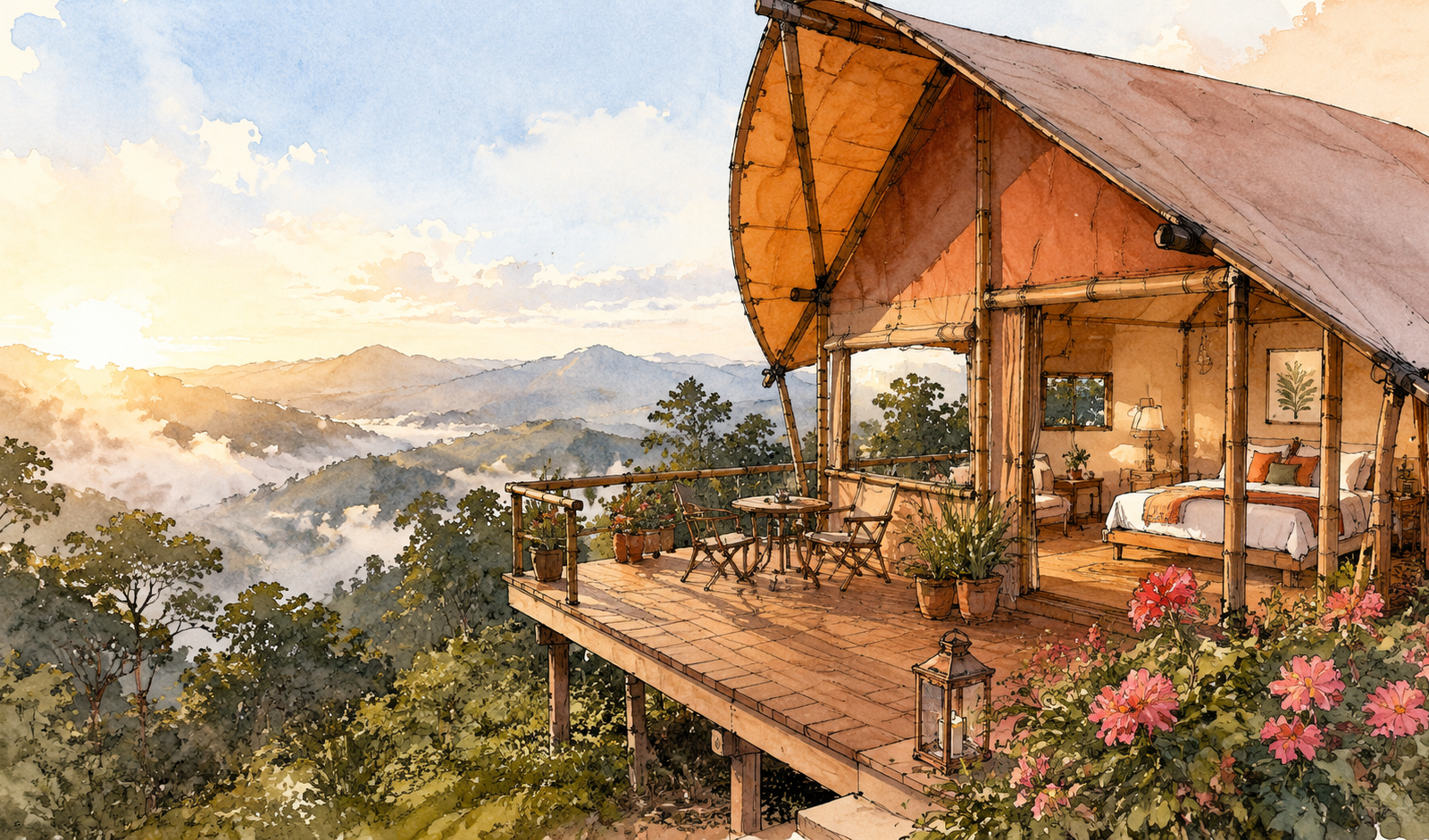 Glamping Entre Nubes en Zipacón: descanso entre bosque y montaña a 45 km de Bogotá