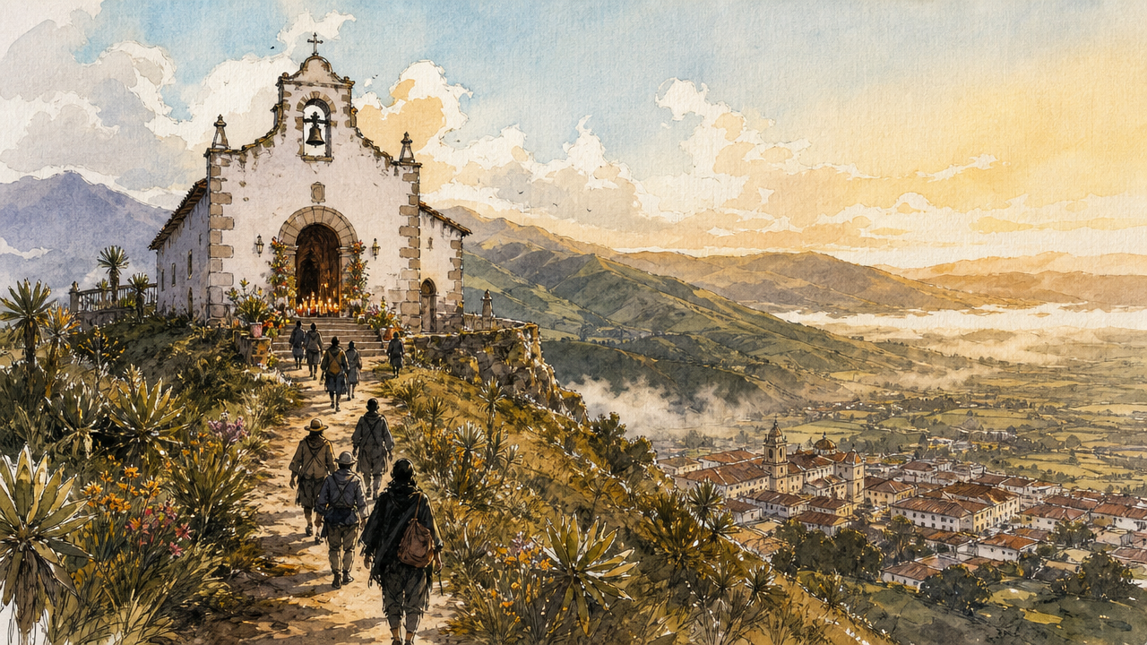 El Santuario de la Virgen del Amor Hermoso: la patrona de Zipacón que "si no da novio, da esposo"