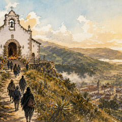 El Santuario de la Virgen del Amor Hermoso: la patrona de Zipacón que "si no da novio, da esposo"
