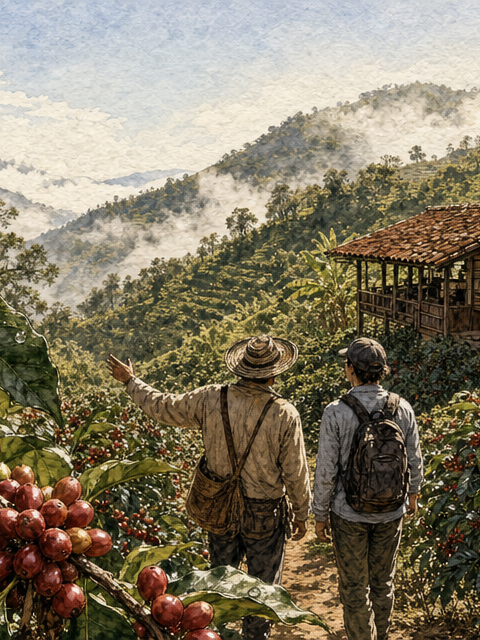 Tour de Café en La Palma y El Tucán: un día entre cafetales y bosque de niebla