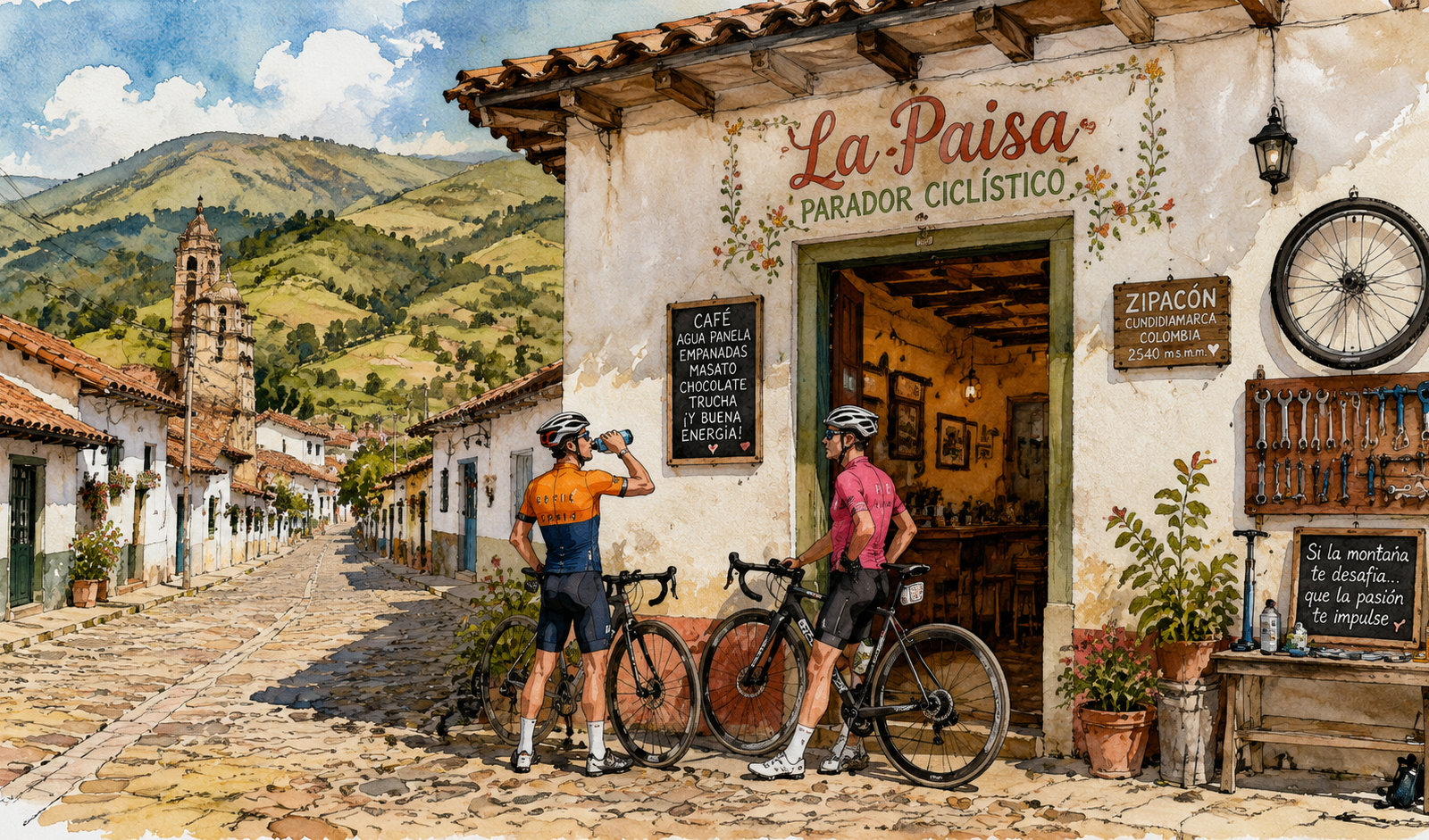 Parador Ciclístico La Paisa: el punto de encuentro de los ciclistas en Zipacón