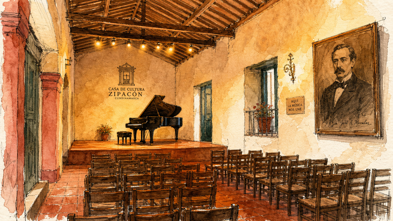 La Sala de Música Guillermo Uribe Holguín: donde nació el festival clásico de Zipacón