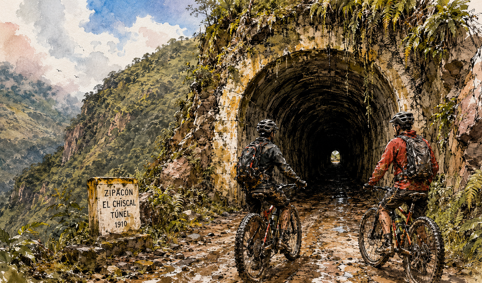 Ruta de ciclismo: El Chiscal - El Túnel - Zipacón - El Chiscal