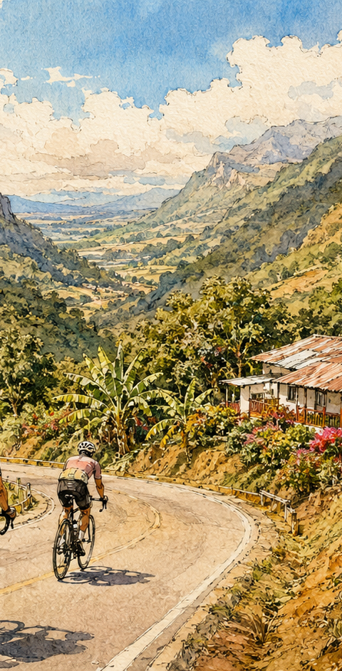 Ruta de ciclismo: Zipacón - Cachipay