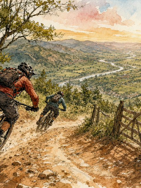 Ruta de ciclismo: Zipacón - El Recreo - La Estación - El Ocaso - Cachipay