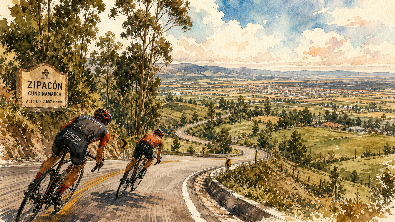 Ruta de ciclismo: Zipacón - La Florida - Facatativá