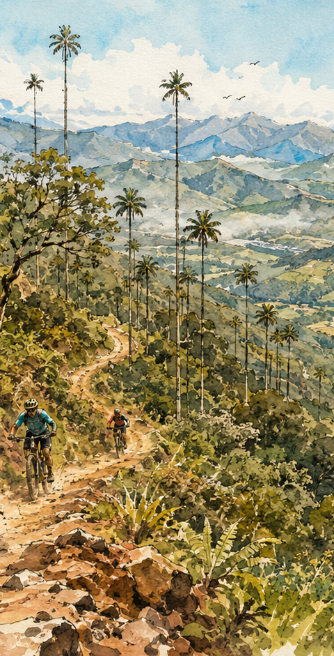 Ruta de ciclismo: Zipacón - Sebastopol - Cachipay - Zipacón