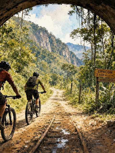 Ruta de ciclismo: Zipacón - Sevastopol - El Túnel - Zipacón