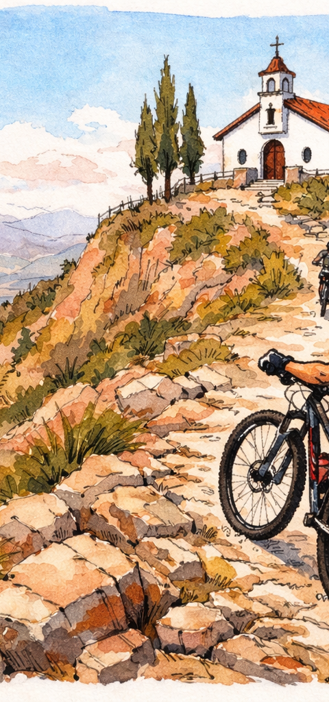 Ruta de ciclismo: Zipacón - Templo María Auxiliadora - Santa Bárbara