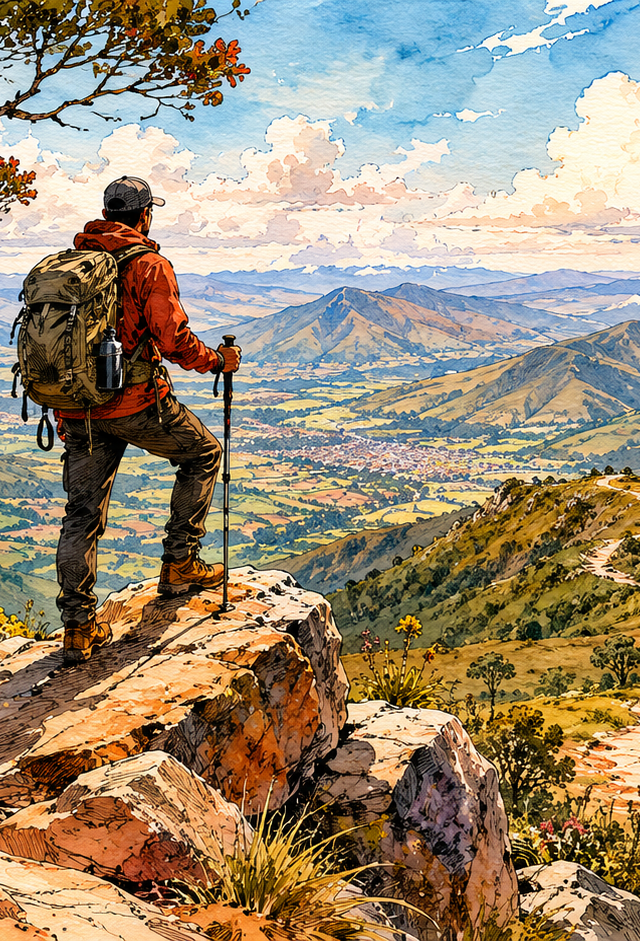 Ruta de senderismo: Zipacón - Mirador de Faca en circuito