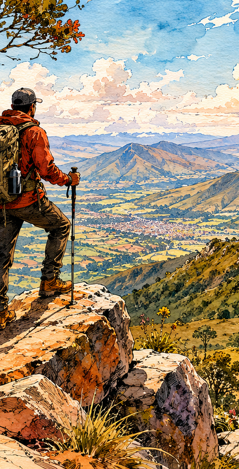Ruta de senderismo: Zipacón - Mirador de Faca en circuito